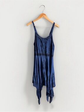 VTG My Choice Dress Fairycore Whimsigoth Boho Festival Flowy Asymmetrical